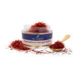 SRI SAMPANn Pure Kashmiri Mongra Saffron 1g - ISO 3632 Certified A1 Grade Kesar | GI Tagged Authentic Saffron Strands for Cooking, Milk, Sweets, Skin Care & Puja Rituals