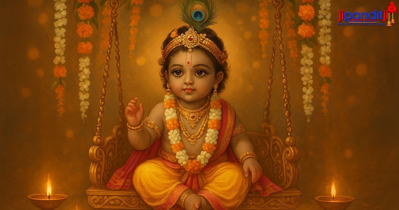 When is Laddu Gopal’s Chhathi in 2025? Date, Significance & Rituals You Must Know 1 Jipanditji blog cover 2