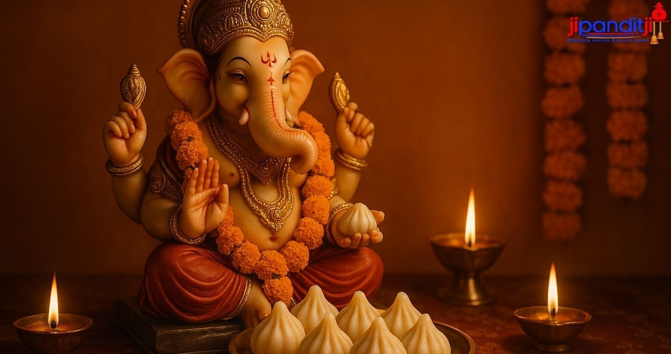 Offer Modak to Lord Ganesha Today: The Secret Rituals to Please the Vighnaharta 1 Jipanditji blog cover 2