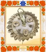 White Designer Ladoo Gopal Dress | Elegant Thakur Ji Poshak with Pearl & Sequin Work - Image 5