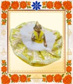 Yellow Golden Ladoo Gopal Dress | Divine Thakur Ji Poshak with Sequin & Pearl Work - Image 2