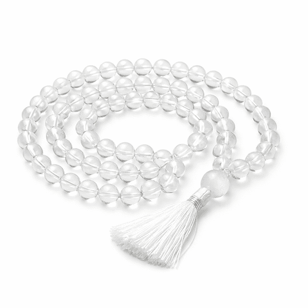 Sphatik Mala Sphatik Mala (Crystal Quartz) – 108 Beads Original Japa Mala for Meditation & Chanting | jipanditji - Image 1